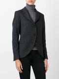 double striped fitted jacket