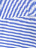 striped round neck top