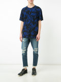 palm tree print T-shirt 