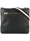 striped strap messenger bag 