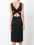 contrast sleeveless dress 