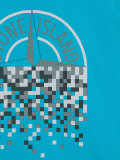 pixel logo print sweatshirt