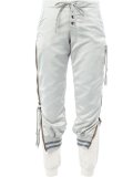layered cropped trousers