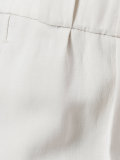 elastic waistband cropped trousers
