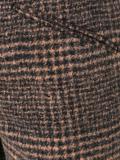 plaid cropped trousers