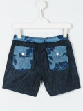 embroidered logo swim shorts