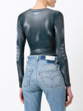 trompe-l'oeil biker jacket body