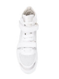 double stap hi-top sneakers 