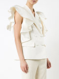 ruffle sleeve blouse