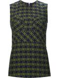 checked tank top