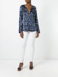 floral print blouse