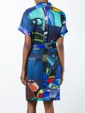 printed shirt dress
