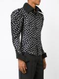 oversize shoulder dot shirt