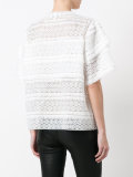 lace tiered T-shirt