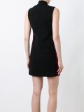 mock neck stripe dress