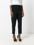 tapered cropped trousers