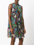 neon logos print dress 