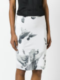floral print pencil skirt