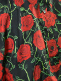 rose crop drawstring top 