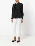 ruffled detail shirt