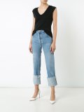 scoop neck T-shirt