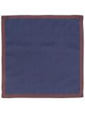 stitched effect pocket square