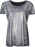 metallic T-shirt