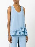 ruffle hem tank