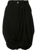 pleated balloon shorts