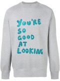 'You're So Good at Looking'套头衫