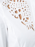 embroidered peplum shirt 