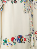 floral bell sleeved dress