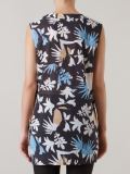 abstract print blouse