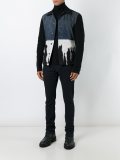 bleach effect denim jacket