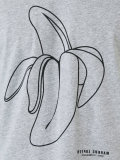 banana print T-shirt