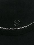 zipper detail hat 