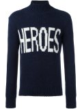 heroes intarsia jumper