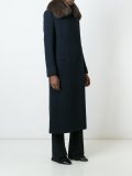fur trim overcoat