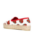 poppy print espadrilles