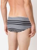 striped swimming trunks