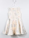 swan print dress