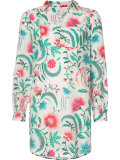 floral print shirt dress