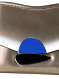 metallic clutch bag