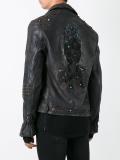 embellished biker jacket 