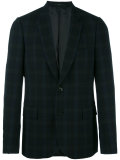 checked blazer 