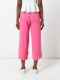 straight cropped trousers