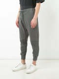 button detail sweatpants