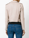 'Ashville' cropped moto jacket