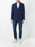 checked blazer