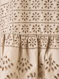 exploded eyelet T-shirt dress